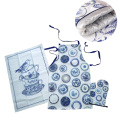 Kitchen set apron christmas printing oven mitts promotional gifts home kitchen baking Glove